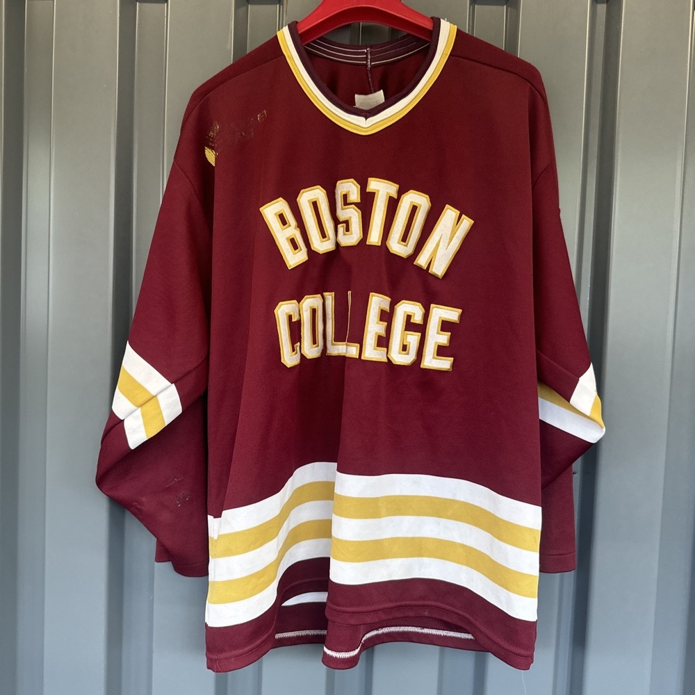 Boston College Eagles Hockey East CCM Jersey Size Large XL Vintage